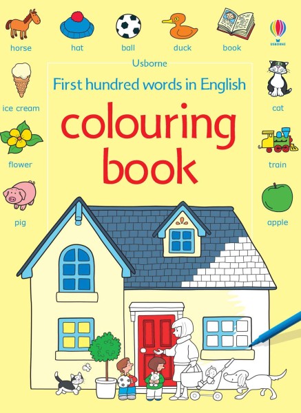 Фото First 100 Words in English. Colouring Book