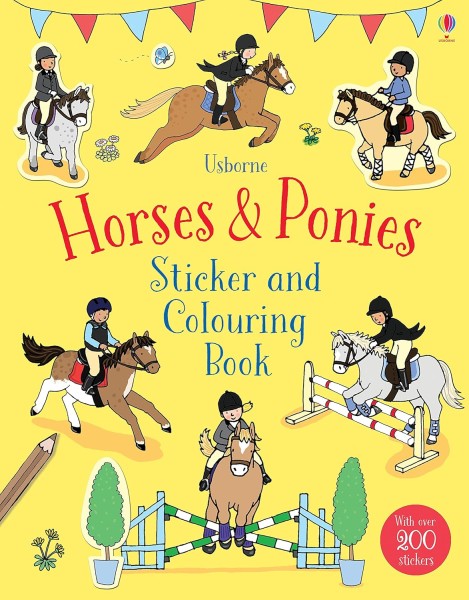 Фото Sticker and Colouring Book. Horses & Ponies