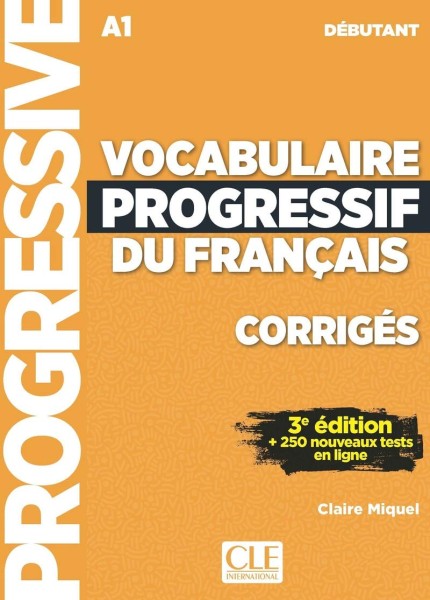 Фото Vocabulaire progressif du francais. Niveau debutant (A1). Corriges