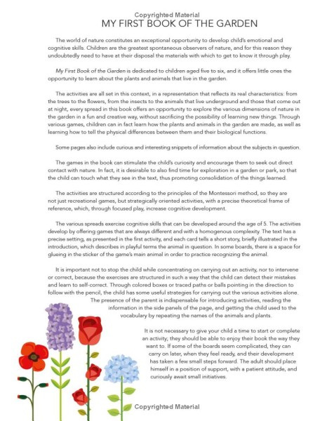 Фото My First Book of the Garden: Montessori Activity Book