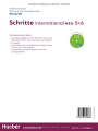 Фото Schritte international Neu 5+6. Intensivtrainer + CD 2