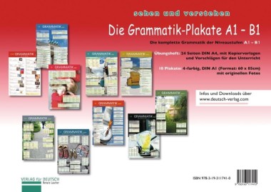 Фото Die Grammatik-Plakate A1–B1. Übungsheft und 10 Plakate 10 Plakate