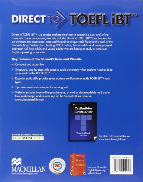 Фото Direct to TOEFL IBT: Student Book + Website Pack