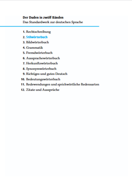 Фото Duden 2. Das Stilworterbuch