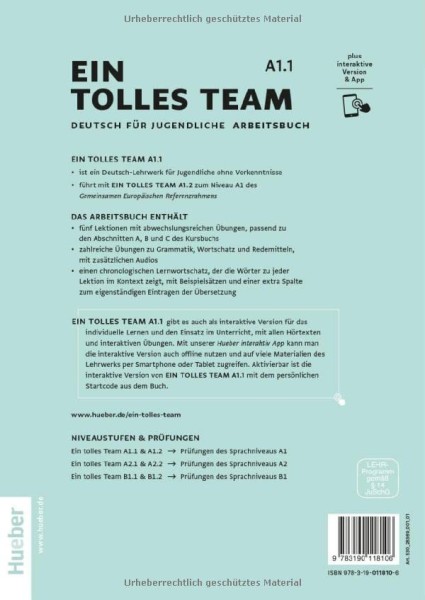 Фото Ein tolles Team A1.1 Arbeitsbuch plus interaktive Version,
