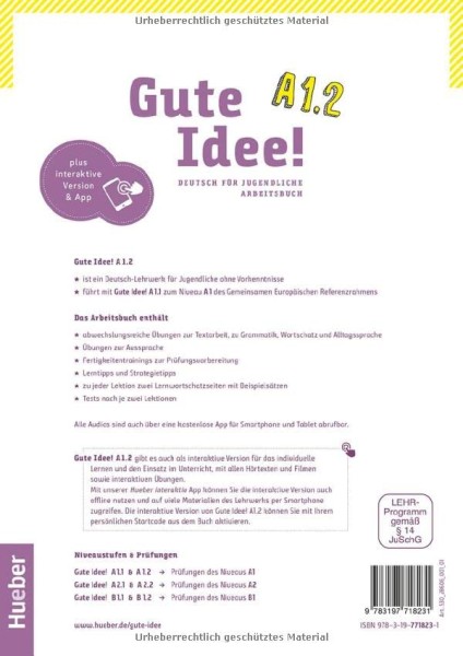 Фото Gute Idee! A1.2. Deutsch für Jugendliche. Arbeitsbuch plus interaktive Version