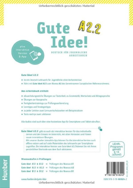 Фото Gute Idee! A2.2 Arbeitsbuch mit interaktive Version