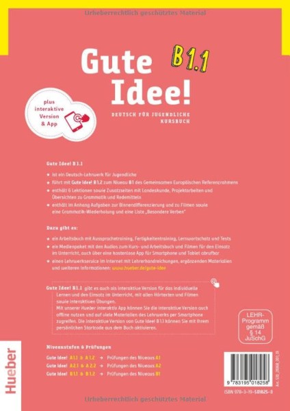 Фото Gute Idee! B1.1, Kursbuch plus interaktive Version